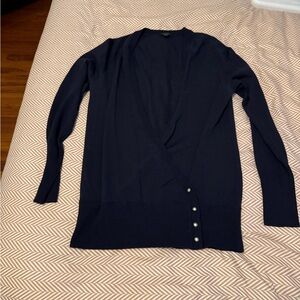 Ann Taylor Midnight Blue wrap Cardigan